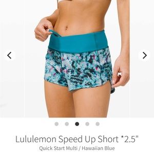 Lululemon 2.5” shorts